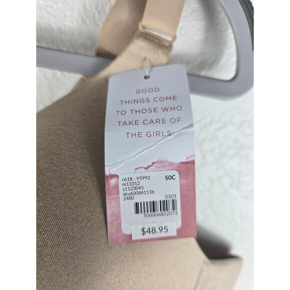 Cacique Collection Invisible Back Smoother Lightly LIned No WIre Bra 50C NWT - Picture 5 of 7